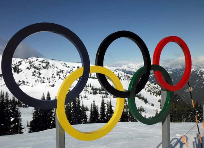Olympic rings at Whistler
