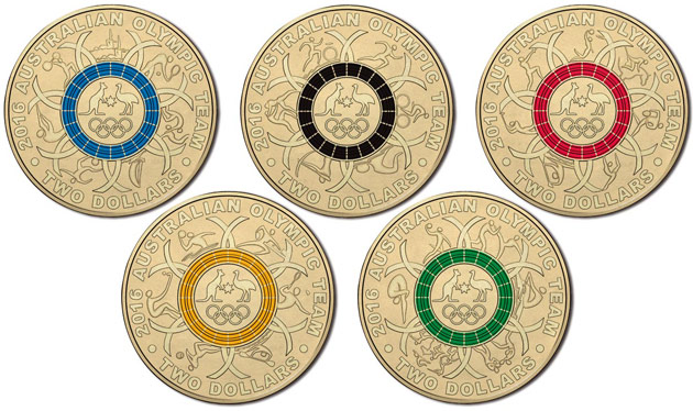 Rio Olympics coin set 2016