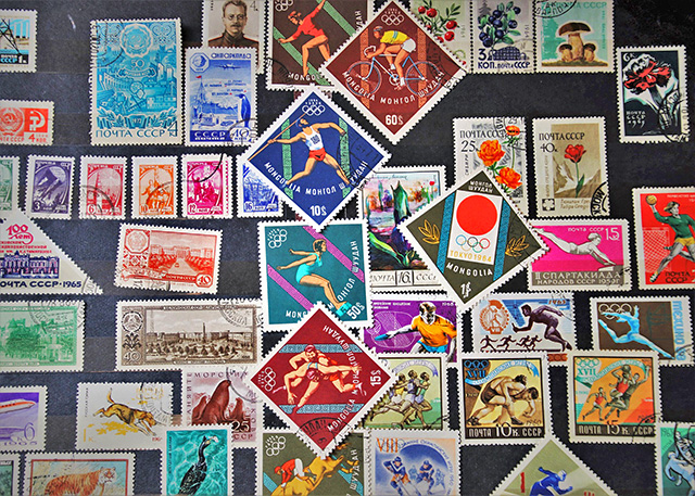 sports stamp collection