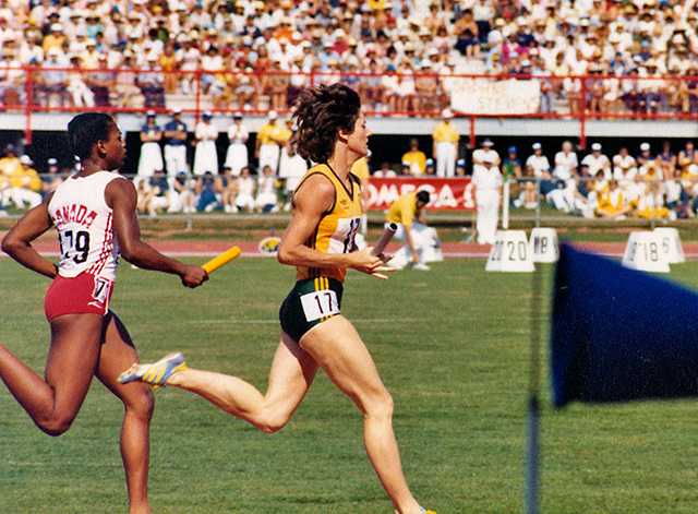 women's relay at the 1982 Commonwealth Games