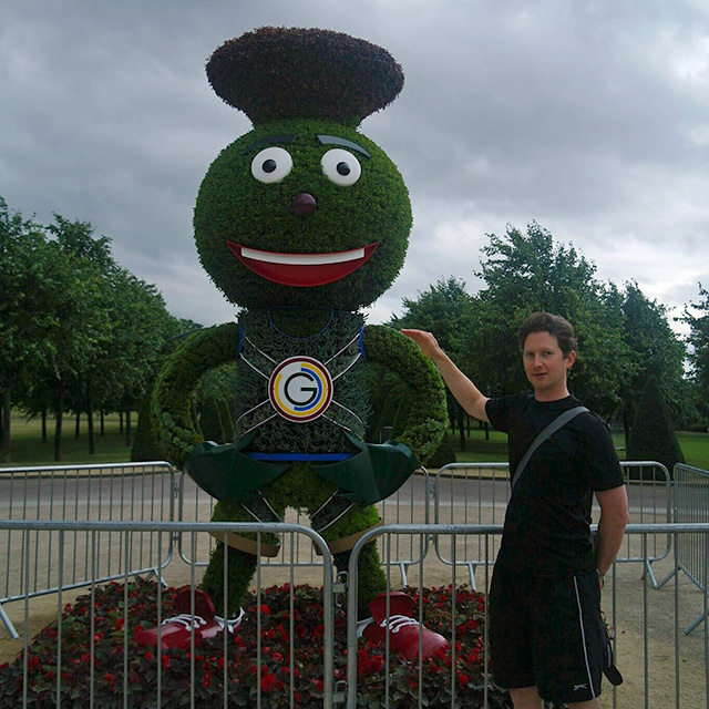 Clyde the Thistle man