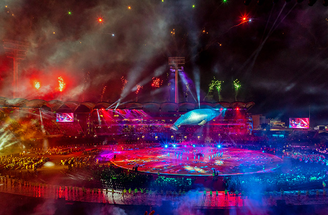 Opening ceremony at the 2018 Commonwealth Games