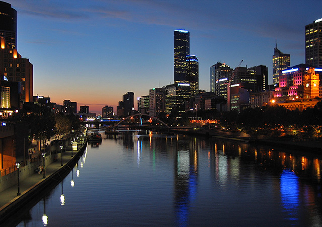 Melbourne cityscape in 2006