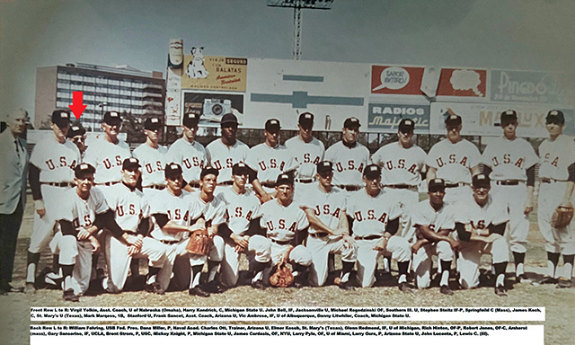 USA team photo baseball 1968 Olympics