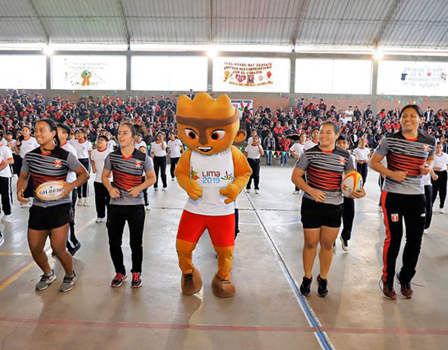 Rugby promotion for the 2019 Pan American Games in Lima