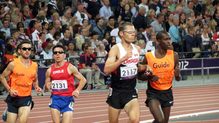 blind runners at the 2012 London Paralympics