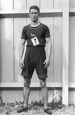 Reggie Walker, the 100m champion from 1908