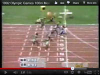 Olympic Games 100m sprint