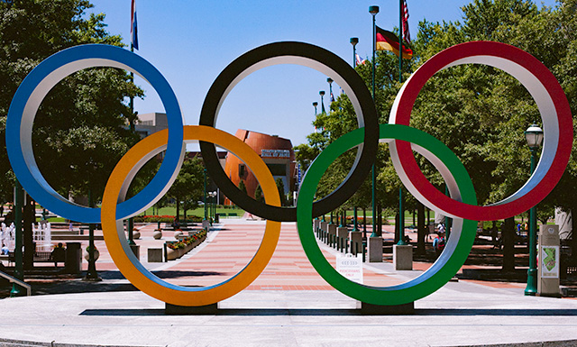 Centennial Park rings, Atlanta Olympic Games