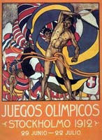 1912 Olympic Games Poster