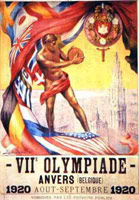 1920 Olympic Games Poster