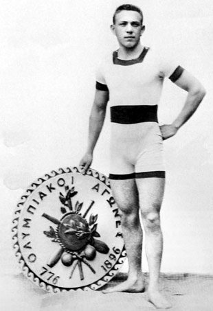 Alfréd Hajós, the 100m freestyle champion from 1896