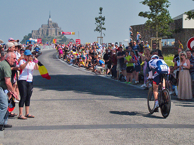 2013 Tour de France Stage 11 , Avranches to Mont-St-Michel, Time Trial