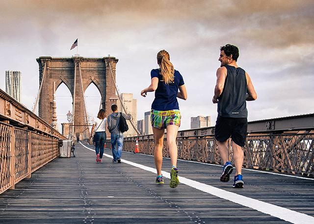 couple going for a run together