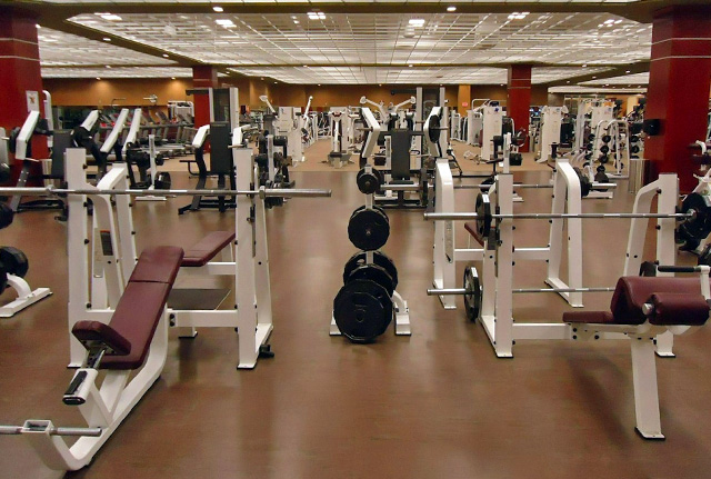 a health club or fitness center 