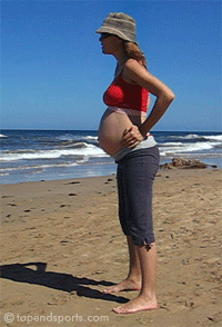 forward bend exercise suitable for during pregnancy