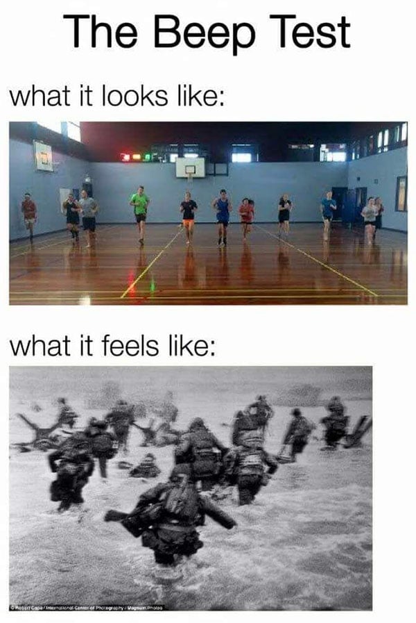 Beep Test Memes