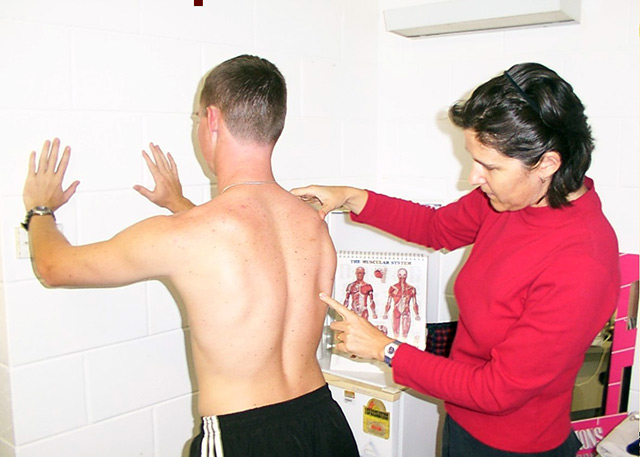 postural assessment by a physiotherapist