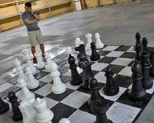 large chess game