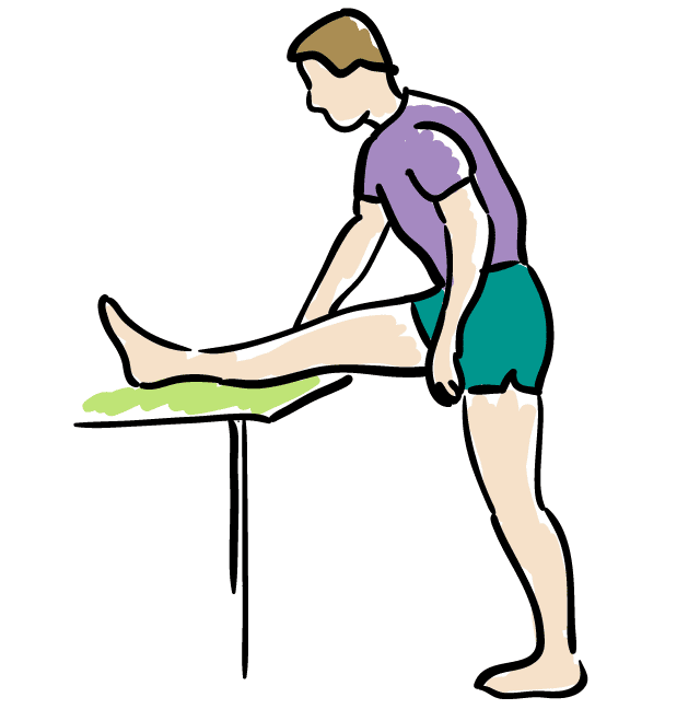 Standing Hamstring Muscle Stretch