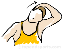 side of neck stretch exercise