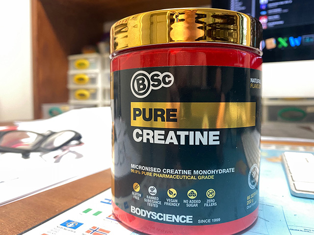 Pure creatine comes in a tin (photo credit: Chrisso)
