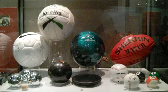 sport ball size comparison