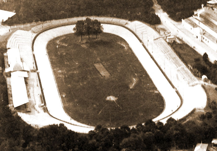 The Vincennes Velodrome, the main stadium for the 1900 Olympic Games