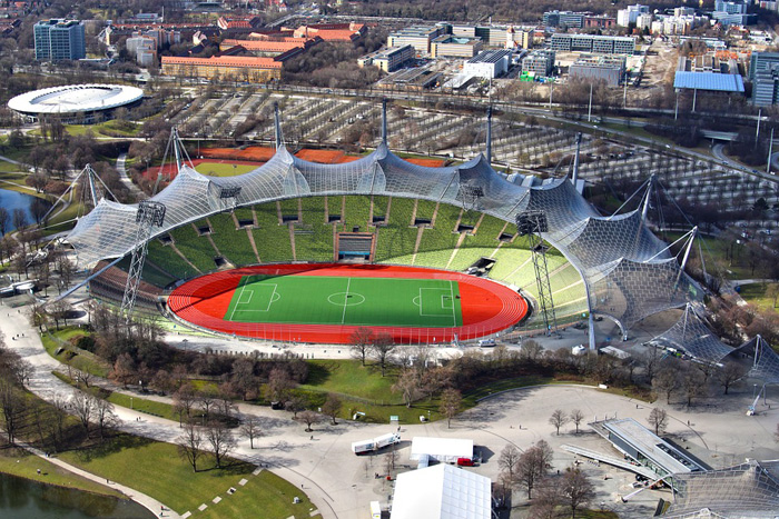 Stadion, Olympiastadion (Munich, Jerman), Final Jerman Barat 2-1 Belanda
