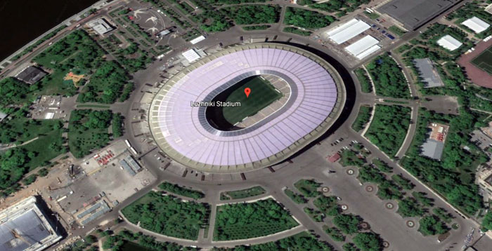 Moscow’s Luzhniki stadium
