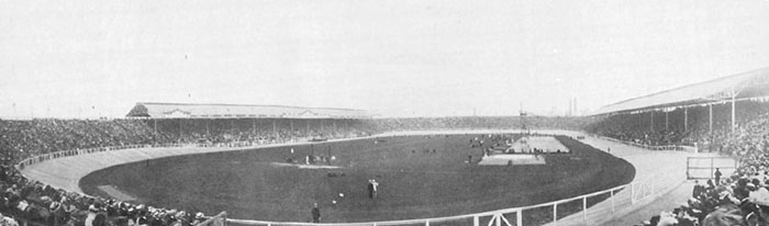The White City Stadium during the 1908 Olympic Games