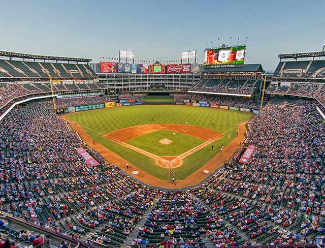Choctaw Stadium, formerly Globe Life Park, is an American multi-purpose stadium in Arlington, Texas, between Dallas and Fort Worth