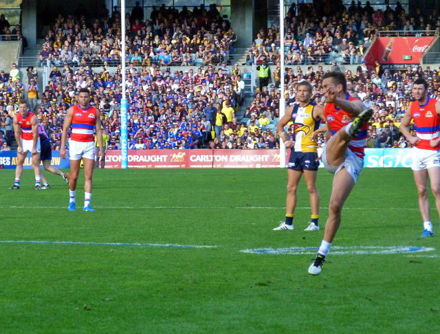 Bulldogs game in perth