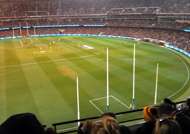 AFL game at the MCG