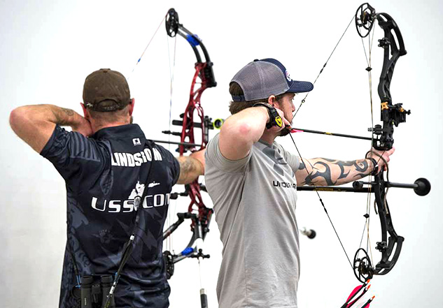 Archery requires precise hand-eye coordination