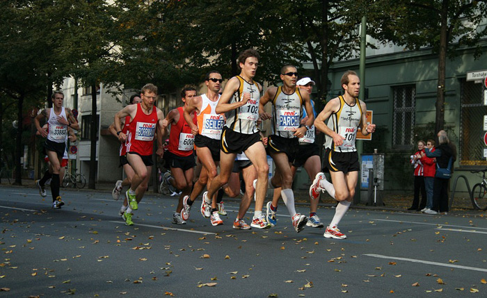 runners in the Belin Marathon