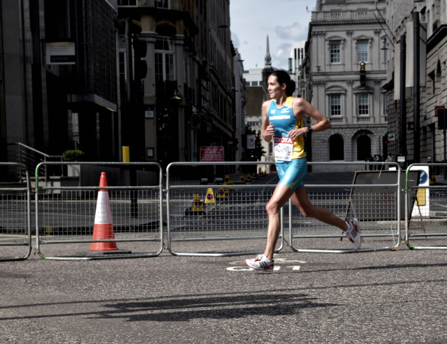 Kazakhstan marathon runner at the World Athletics Championships in London