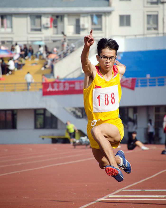 triple jump requires good reactive strength