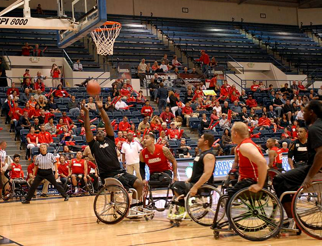 wheelchair basketball game