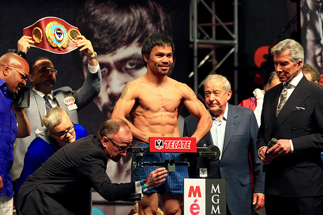 Philippine boxer Manny Pacquiao