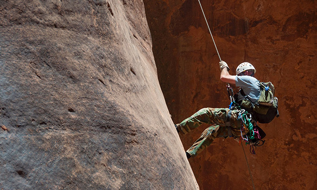 Abseiling