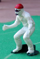 plastic cricket player