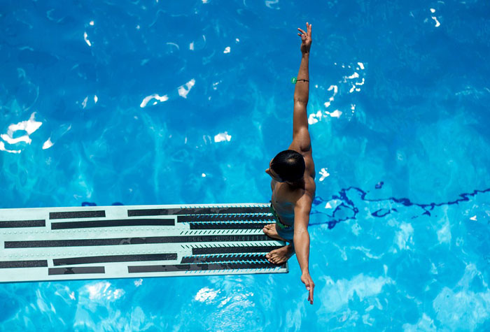 high diving at the Olympics