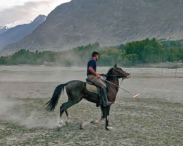 Polo payer in Pakistan