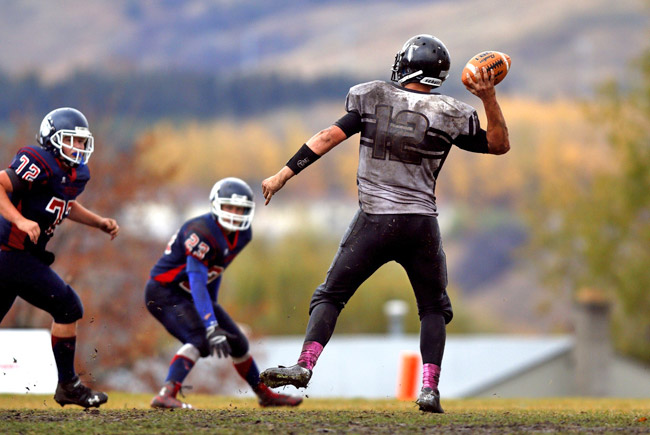 Throwing a Football