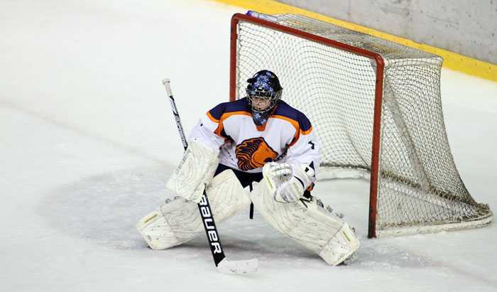 ice hockey is played on ice