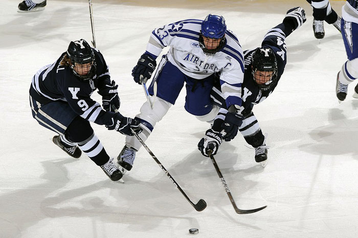 ice hockey is played on ice