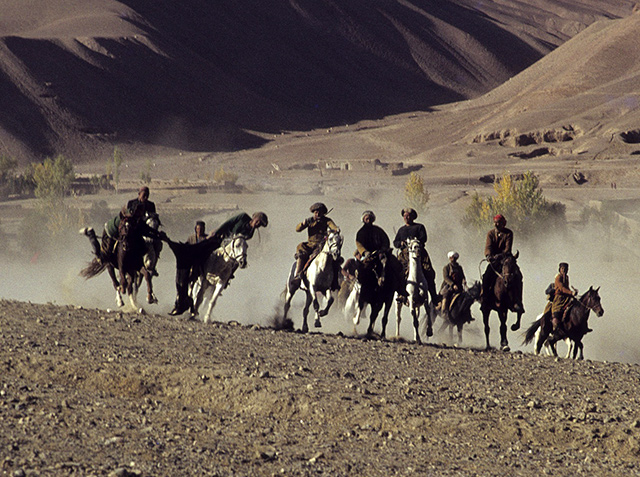 Buzkashi competition in Afghanistan