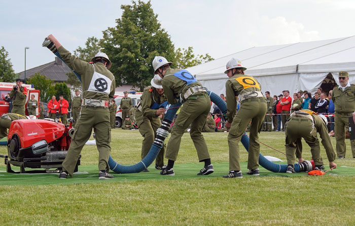 modern fire fighting competition