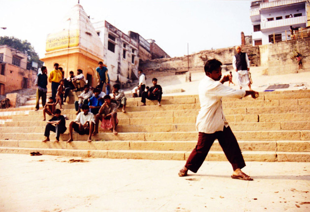 Traditional Inidan sport, being played in Varanassi, India, in 1999